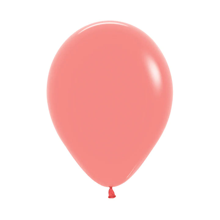 Fashion Tropical Coral Round Latex Balloon