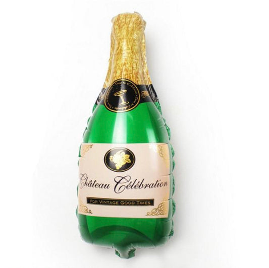 39” Champagne Bottle Foil Balloon