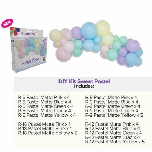 Sweet Pastel DIY Kit (including balloon strip)