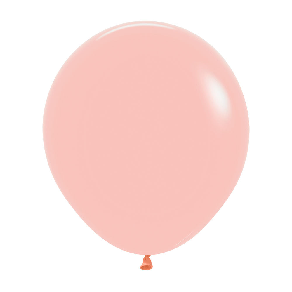 Pastel Matte Melon Round Latex Balloon