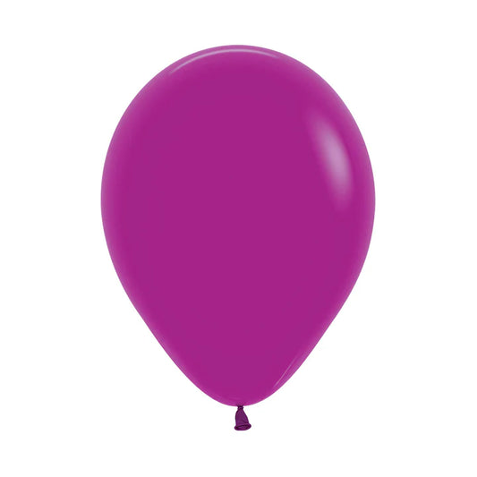 Fashion Purple Orchid Round Latex Balloon