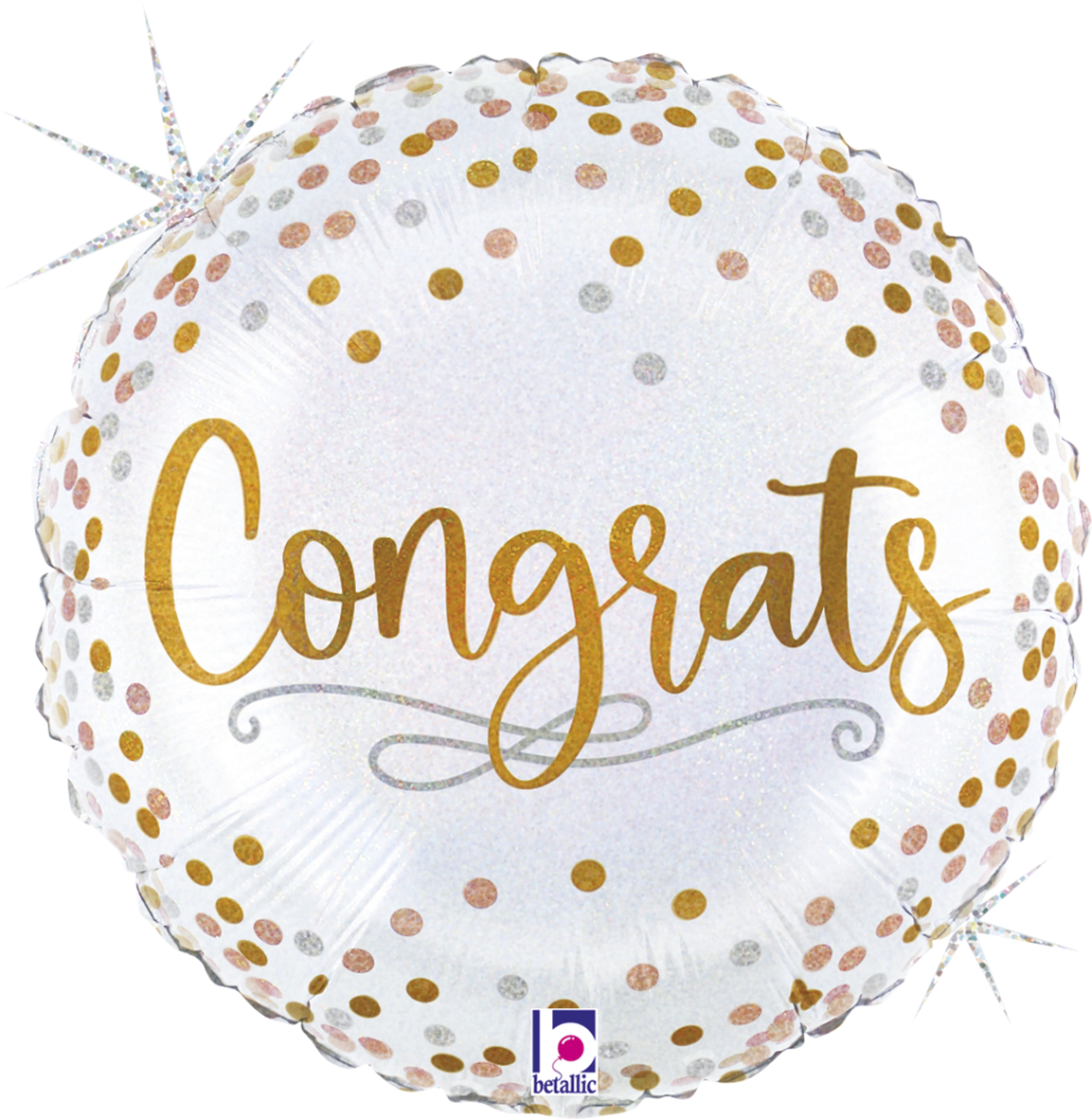 18" Congrats Confetti Foil Balloon