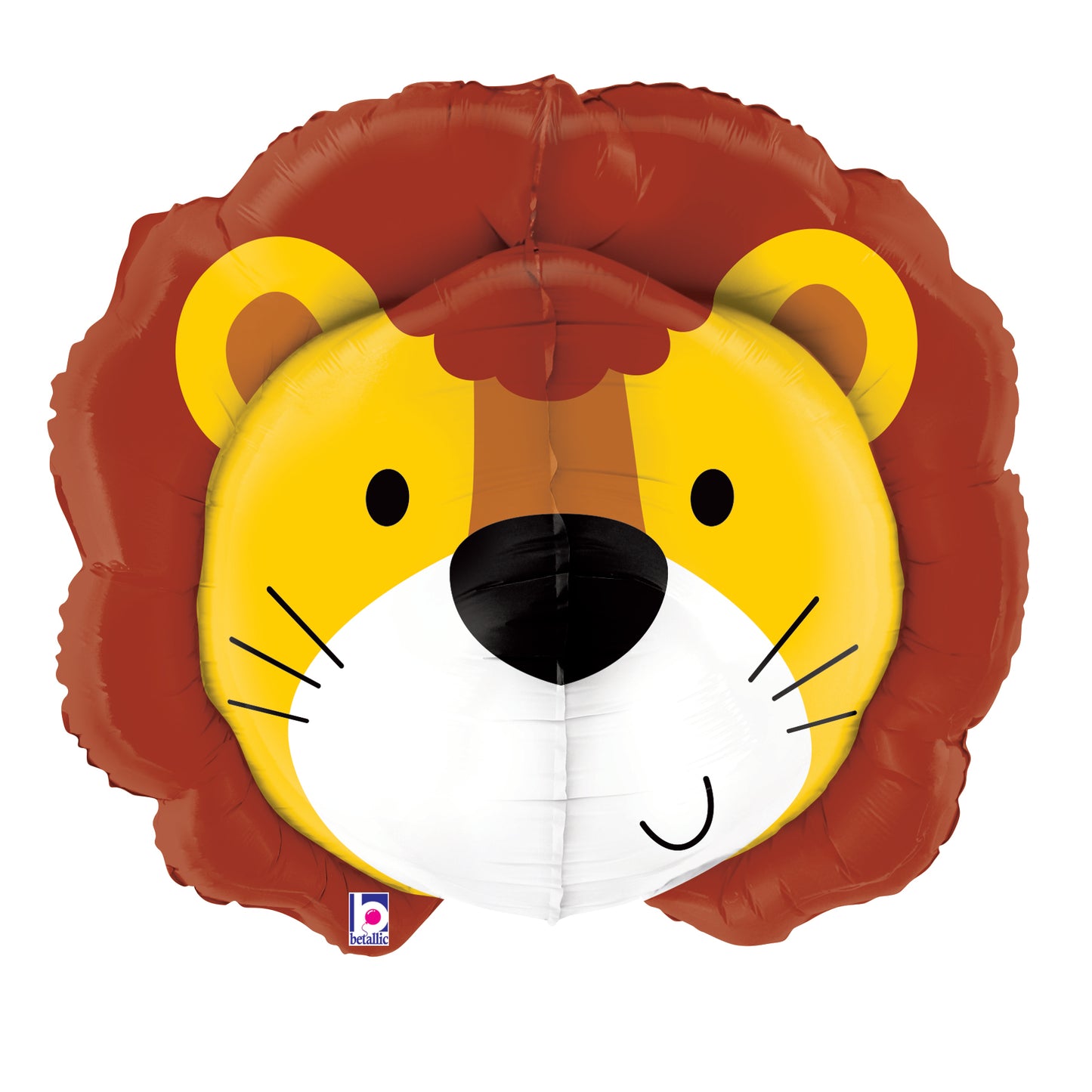 34" 3D Dimensional Lion Head Foil Balloon