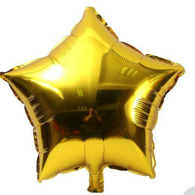 10" Gold Star Foil Balloon