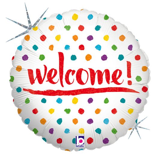 18" Welcome Foil Balloon