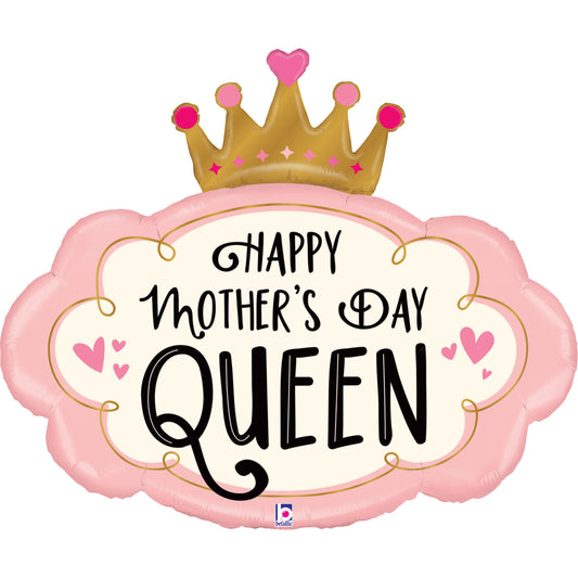 37" Mother's Day Crown Foil Balloon