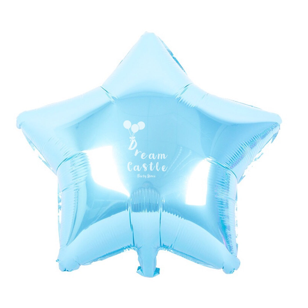 18" Light Blue Star Foil Balloon