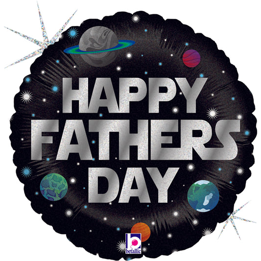 18" Father's Day Out of Space Foil balloon