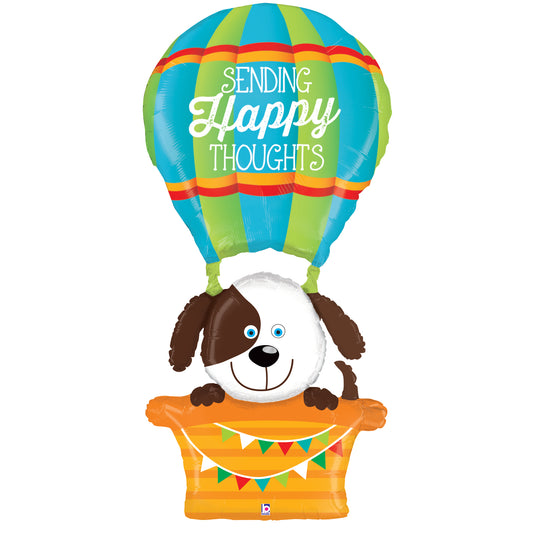 6ft Happy Thoughts Hot Air Foil Balloon