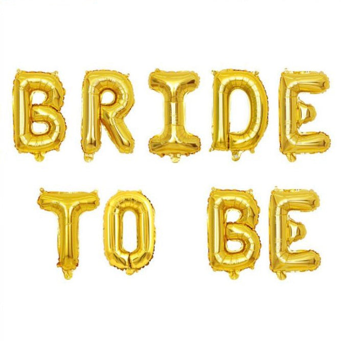 16" Bride to Be Phrase Foil Balloon