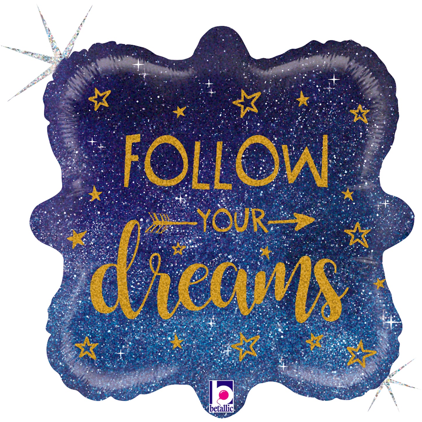 18" Follow your Dreams Foil Balloon