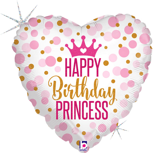 18" Birthday Princess Foil Balloon