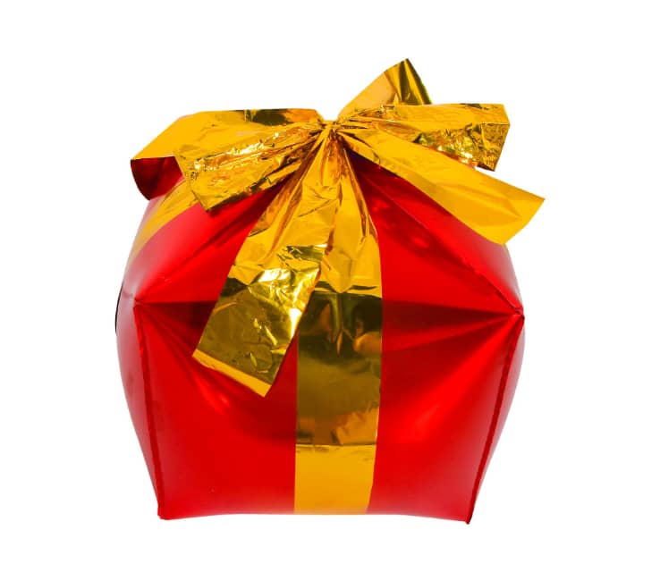 24" Gift Box/Cube Foil Balloon