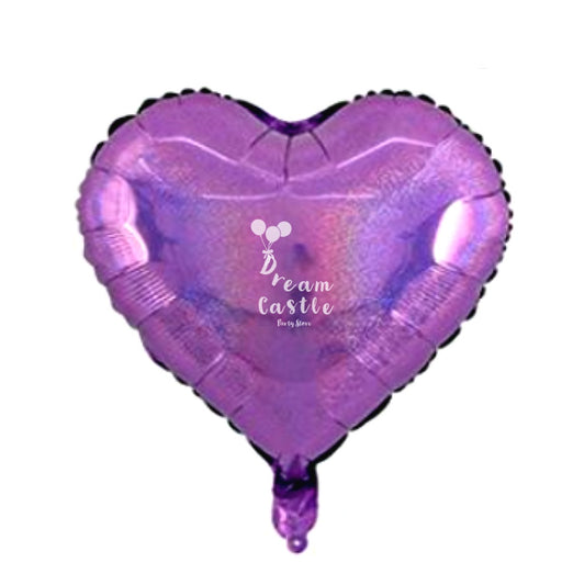 18" Holg. Purple Heart Foil Balloon