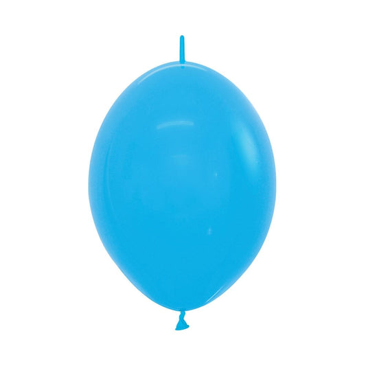 Fashion Blue Link-O-Loon Latex Balloon