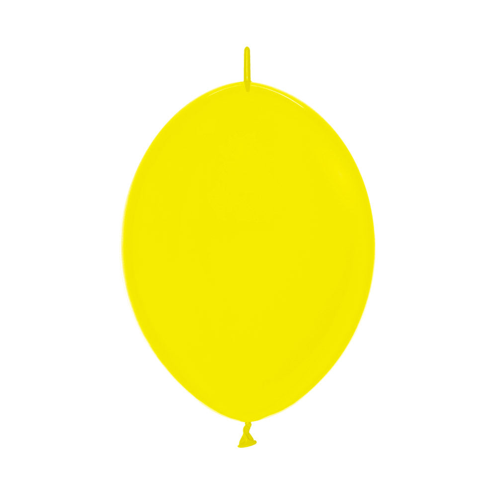 Fashion Yellow Link-O-Loon Latex Balloon