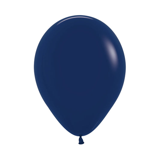 Fashion Navy Blue Round Latex Balloon