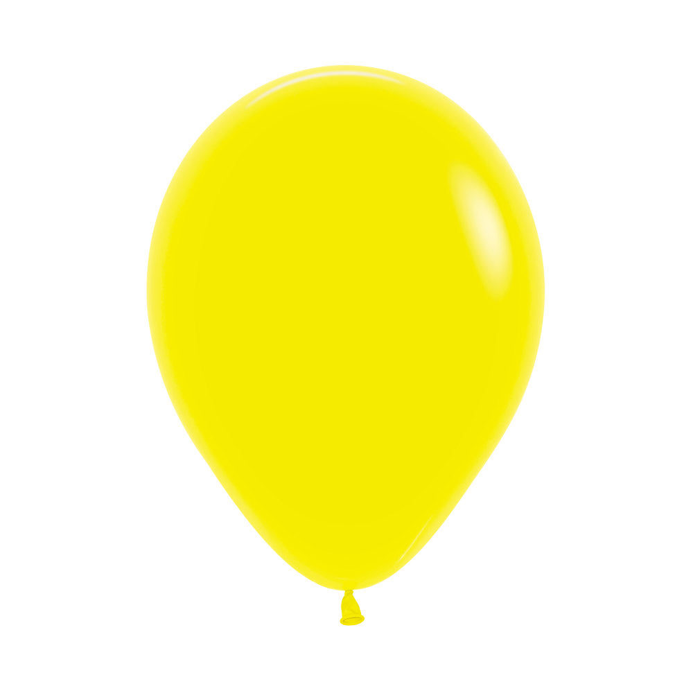 Fashion Yellow Round Latex Balloon