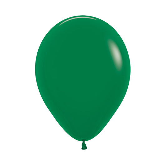 Fashion Forest Green Round Latex Balloon