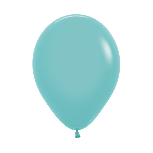 Fashion Aquamarine Round Latex Balloon
