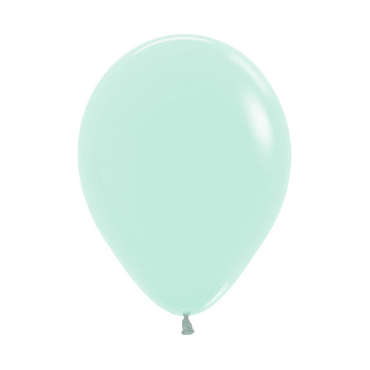 Pastel Matte Green Round Latex Balloon