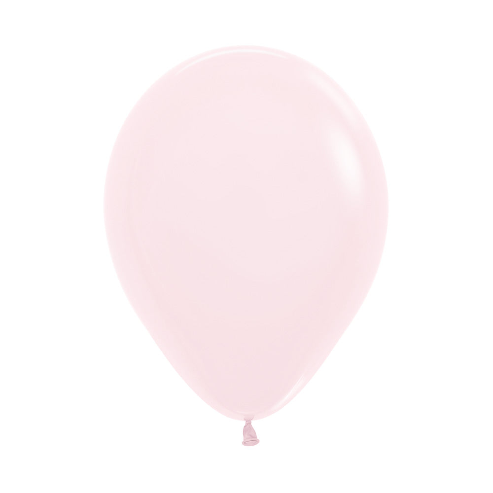 Pastel Matte Pink Round Latex Balloon