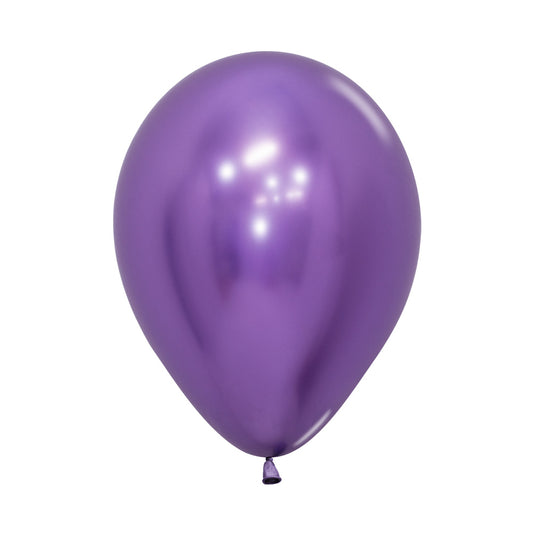 Reflex Violet Round Latex Balloon