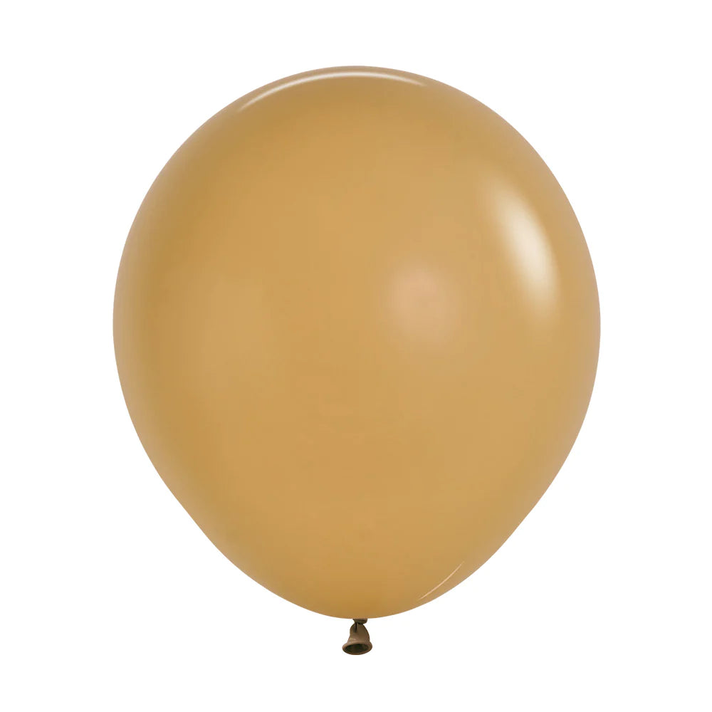 Fashion Latte Round Latex Balloon