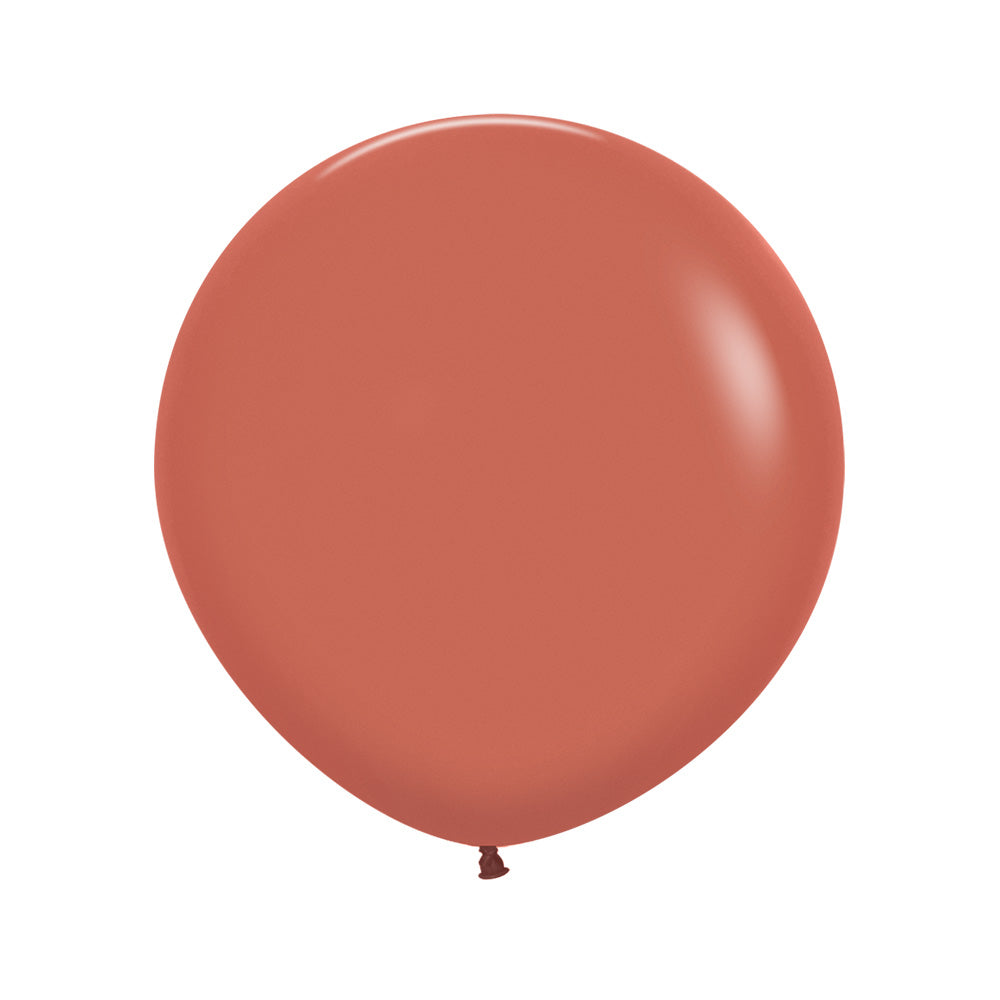 Fashion Terracotta Round Latex Balloon