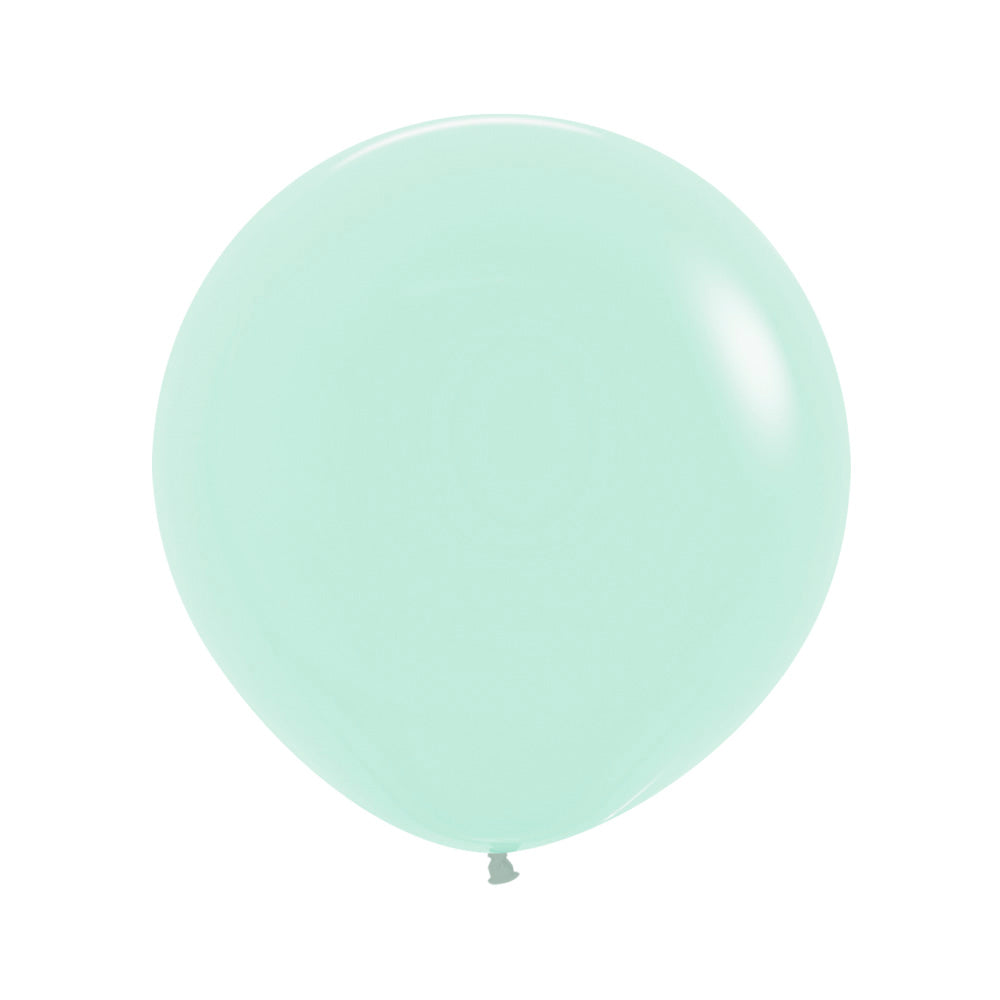 Pastel Matte Green Round Latex Balloon