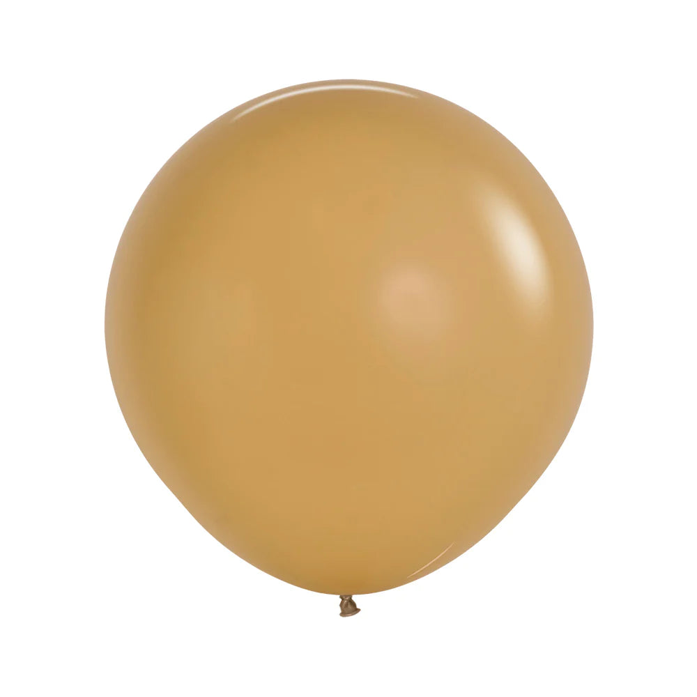 Fashion Latte Round Latex Balloon