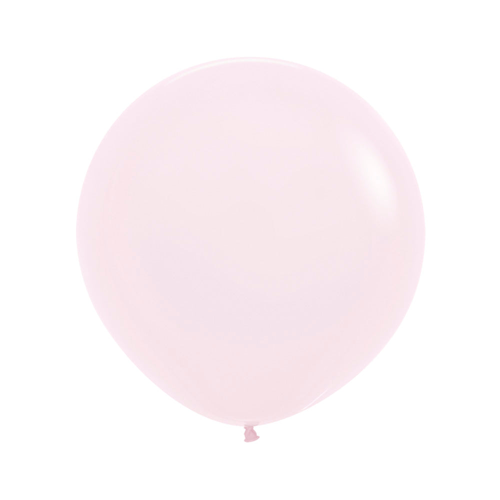 Pastel Matte Pink Round Latex Balloon