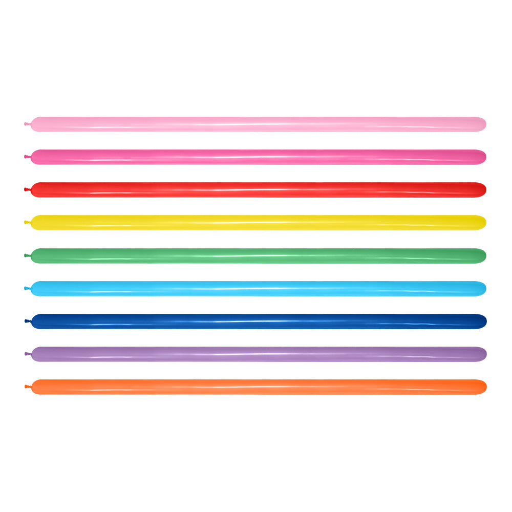 Fashion Assorted Tube 260 Latex Balloon