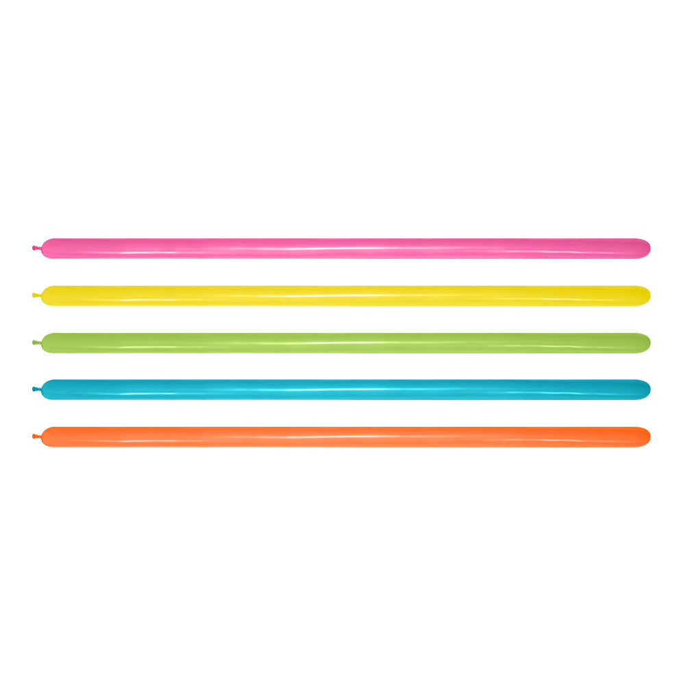 Fashion Tropical Assorted Tube 260 Latex Balloon